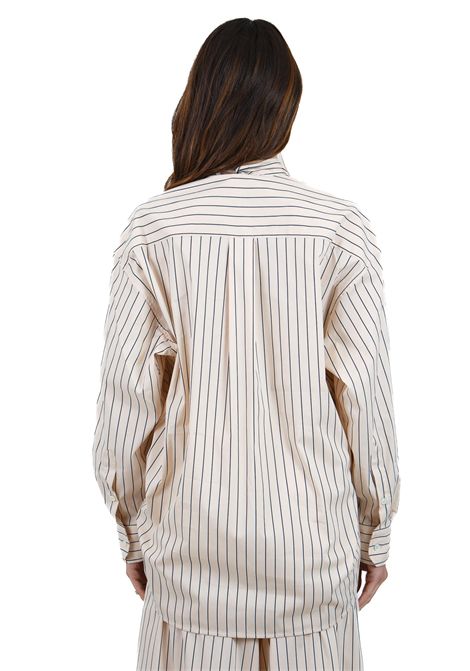 COREANA RIGATA CON CRAVATTA ROBERTO COLLINA | Camicie | B54020B5403